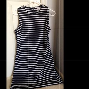 Old Navy Formal Business Striped Above Knee Dress